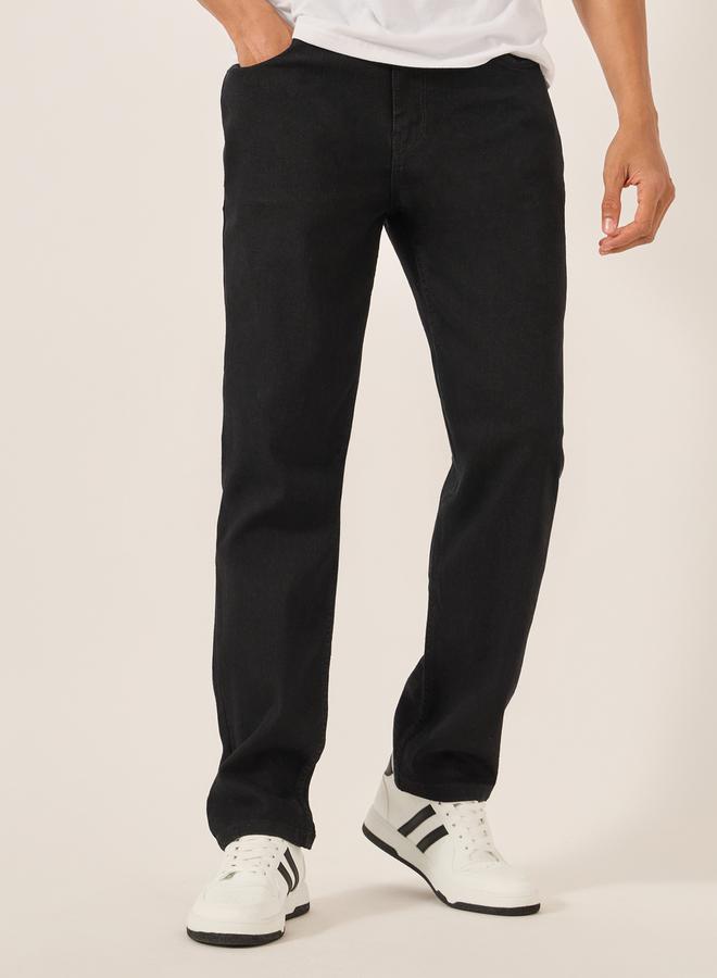 Styli Mid Rise Regular Fit Stretchy Jeans  - Image 1