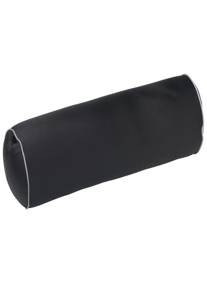 PCP Reversible 2-in-1 Travel Cushion with Microbead Fill for Neck and Back, Black - Image 1