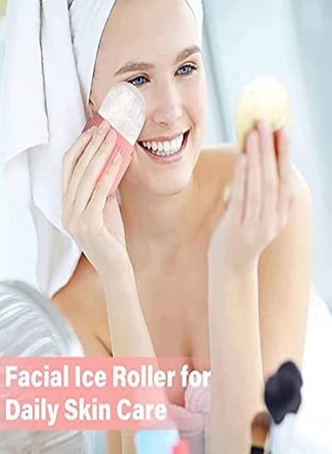 friendizana 4ever Silicone Ice Roller For Neck, Face & Eyes Massage | Ice Mould for Face, Reusable Facial Tool For Glowing & Shrink & Tighten Pores, Silicone Ice Roller, Reusable Facial Skin Care Tool - Image 4