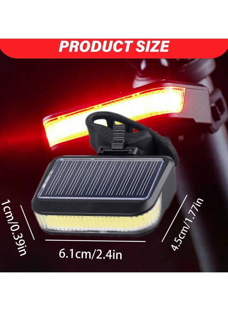 CMGTYYD Bicycles Rear Light Solar | Solar Powered Back Light - Rear Light Cycling Accessories, Waterproof, Bikes Safety Warning Light, for Road Bikes City Bikes - Image 2