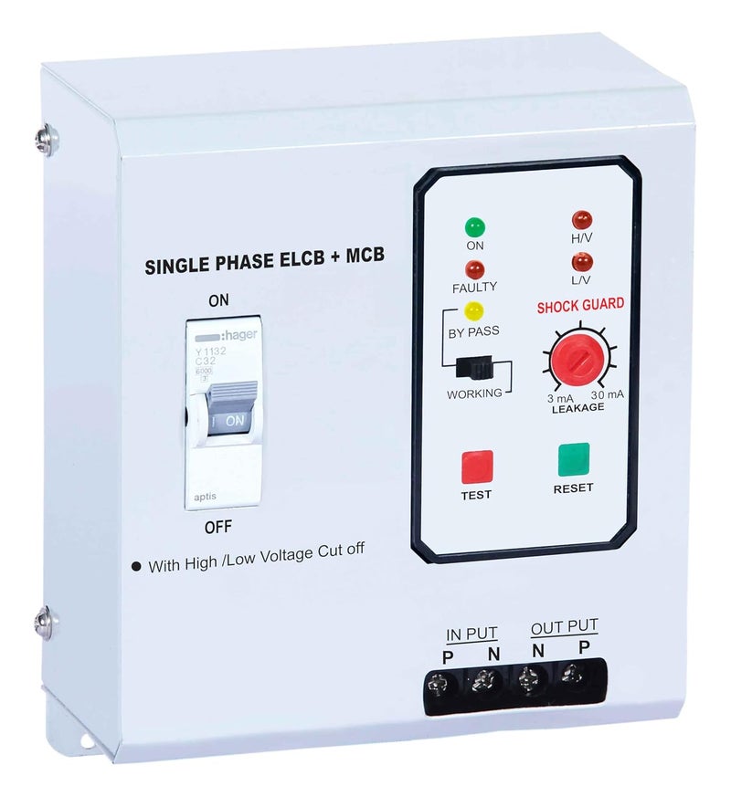 Mivan Technologies ELCB and 32 A MCB with high low voltage protection overload protection 1 pole ELCB - Image 2