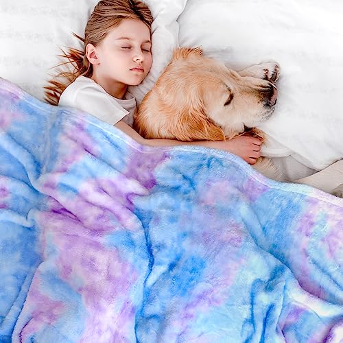 MUGD Soft Blankets Fleece Soft Fuzzy Throw Blanket Kids Warm Throw Blanket for Bed - Image 3