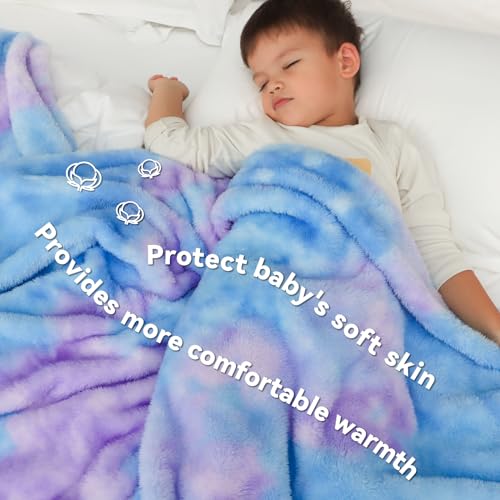 MUGD Soft Blankets Fleece Soft Fuzzy Throw Blanket Kids Warm Throw Blanket for Bed - Image 4