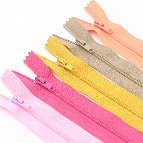 YaHoGa 100pcs 7 Inch (18cm) Nylon Coil Zippers for Sewing Crafts Tailor Nylon Zippers Bulk 20 Colors (7" 100pcs) - Image 4