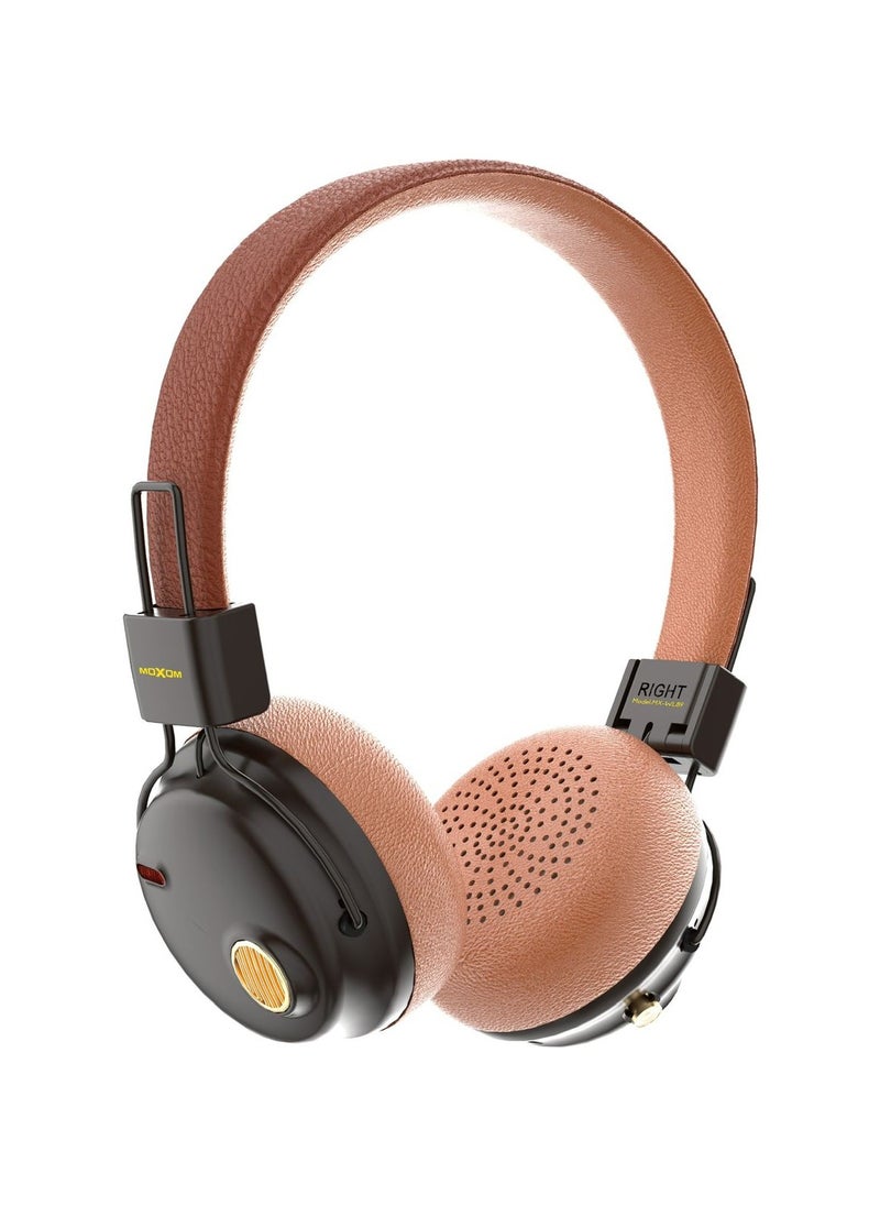MOXOM MX-WL89 Wireless On-Ear Headphones - Pure Bass - 5.3 Wireless - 37.5H Music Time - Speed Charge - Fast Usb Type-C - Foldable Hi-Fi Audio  - Image 5
