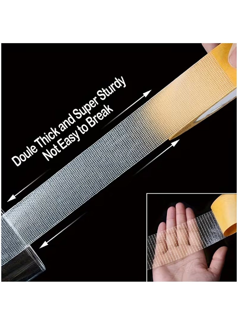 MOBM High Double Sided Tape 2CM x 5CM x 10M Heavy Duty No Residue Multipurpose Adhesive Tape Pack Of2 - Image 5