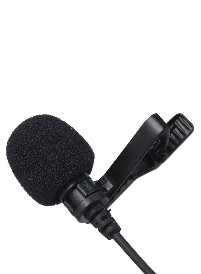 NIBEMINENT Podcast Recording Lapel Clip-on Microphone V7745 Black - Image 2