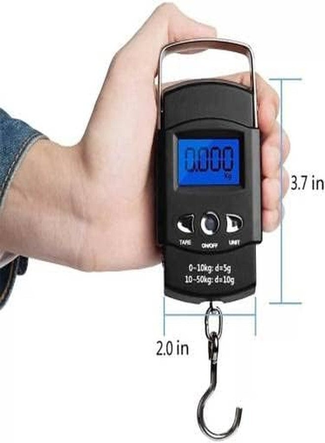 Sarjak ميزان سارجاك WH-A14 MAX:50Kg رقمي شديد التحمل محمول باليد لنوع خطاف الأمتعة (50KG A11) - Image 2