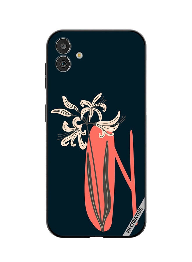 VR CREATIVE Protective Case Cover For Samsung Galaxy F14 Alphabet N Design Multicolour - Image 1