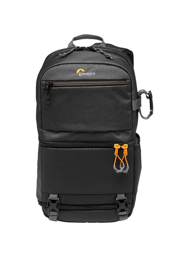 Lowepro حقيبة ظهر سلاينغ شوت SL 250 AW III جاهزة للسفر لكاميرا DSLR، معدات التصوير، الطائرات بدون طيار واللابتوب، سوداء - Image 1