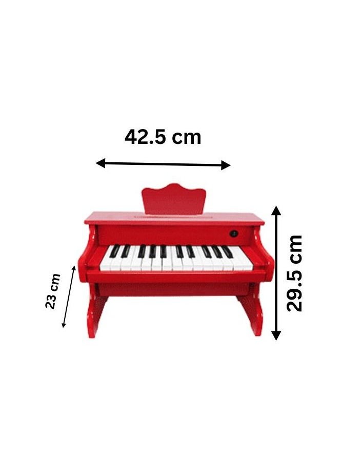 Generic Digital 25 KeyWooden Piano for Kids - Educational Toy with Interactive Features  - Image 3