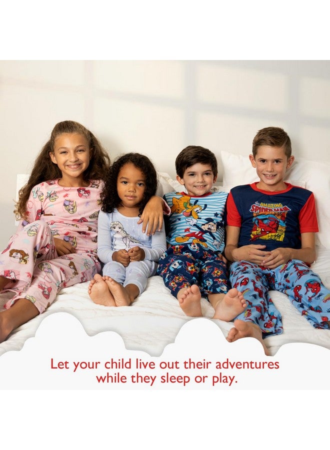 Marvel Boys' Spider-Man 2-Piece Snug-Fit Cotton Pajama Set, SPIDER COSTUME, 4 - Image 2