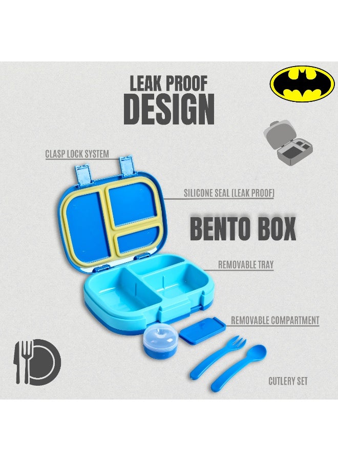 Warner Bros. Batman Gotham Knight 3-In-1 Smash Lunch Bag, Water Bottle And Lunch Box Set - Image 4