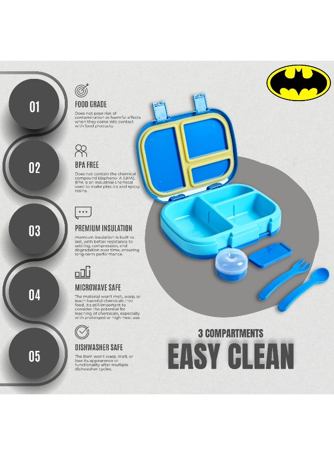 Warner Bros. Batman Gotham Knight 3-In-1 Smash Lunch Bag, Water Bottle And Lunch Box Set - Image 5