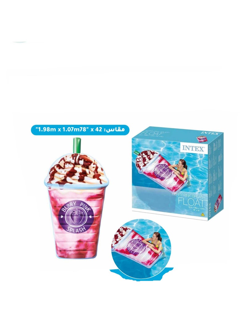 INTEX Berry Splash Float Pink 198x107cm
