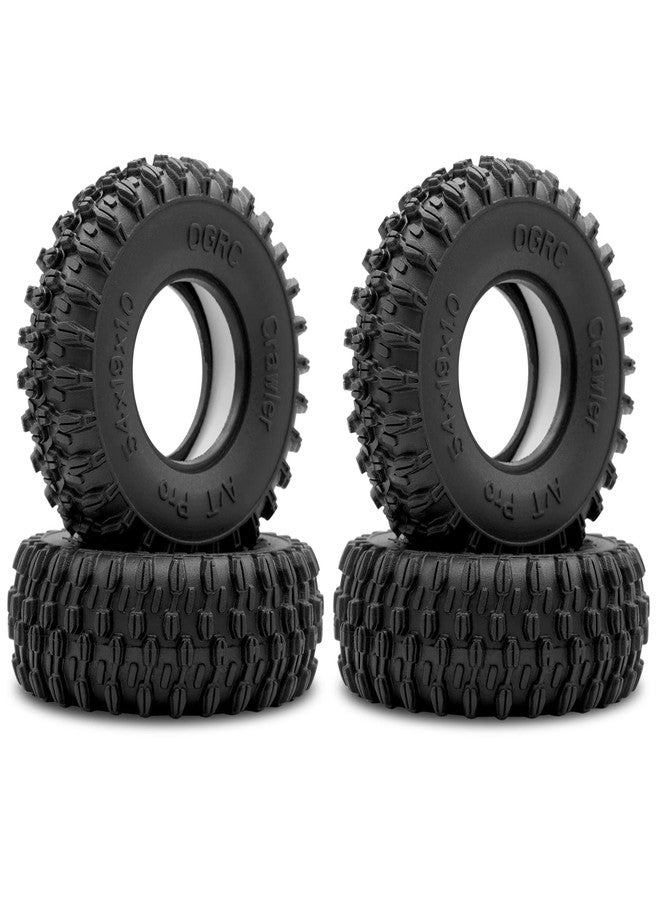 OGUNKE OGRC 1.0 Crawler Tires Super Soft and Sticky with Dual Stage Foam 1.0 RC Tires for SCX24 Gladiator Bronco C10 JLU Deadbolt B17 FCX24 - A/T Pro - Image 1