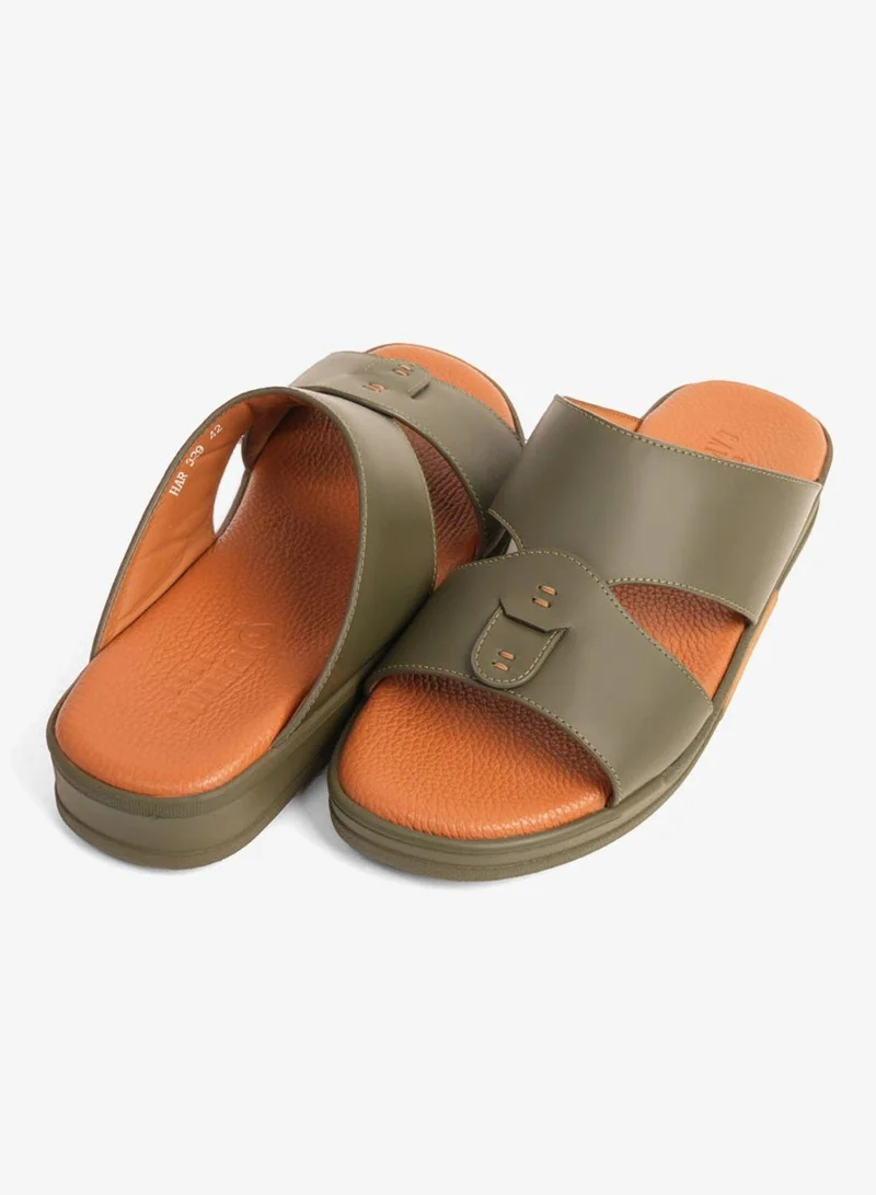UOMO Cavalier  UOMO CAVALIER MENS SANDALS  -  HAR 329 OLIVE for Men | Best Price UAE