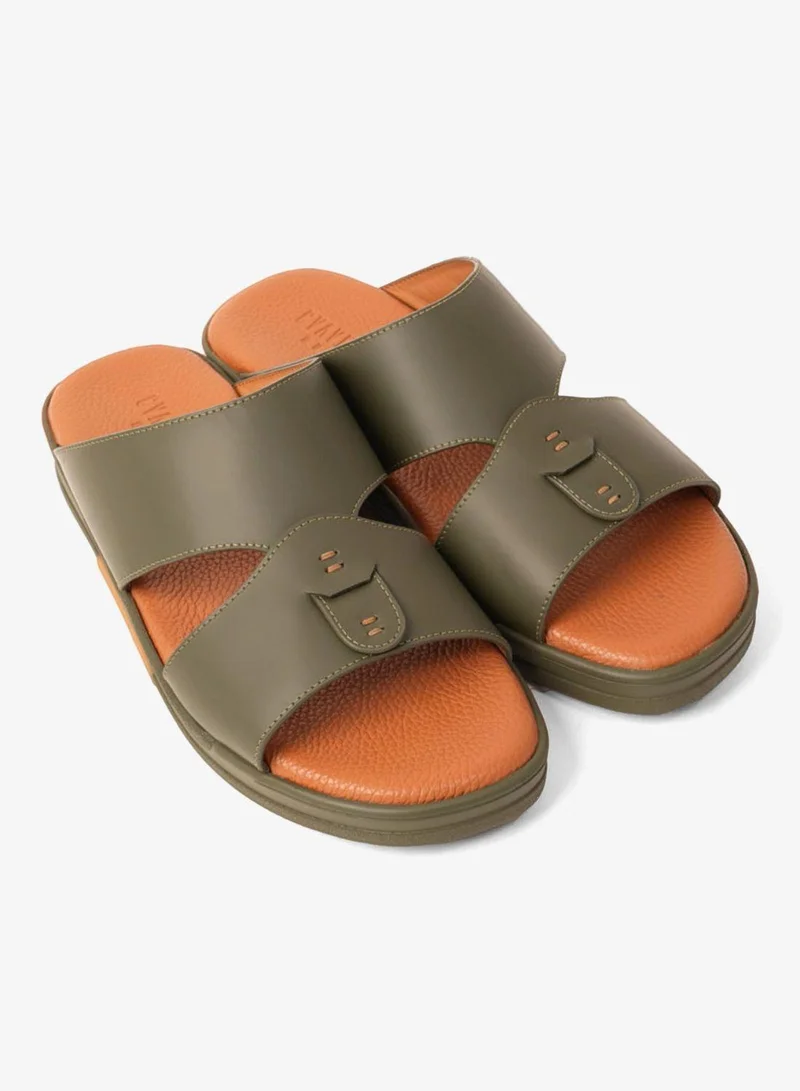 UOMO Cavalier  UOMO CAVALIER MENS SANDALS  -  HAR 329 OLIVE for Men | Best Price UAE