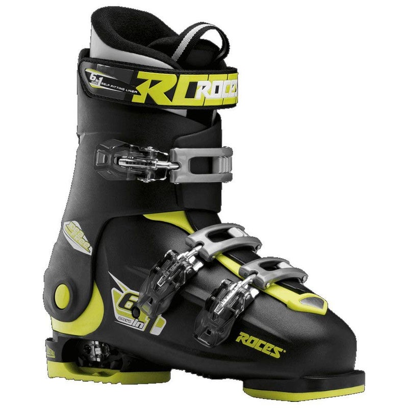 Roces IDEA Free Adjustable Ski Boot BlackLime Green 225255