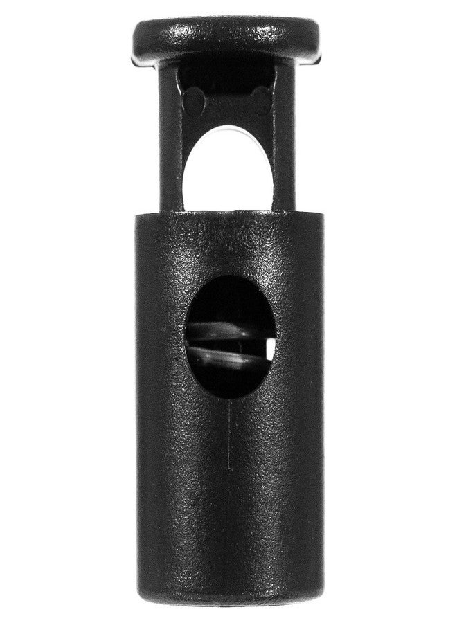 Craft County 1/4 Inch Heavy Duty Barrel Cord Lock Toggle Stop Sliders - Use with Paracord, Drawstrings, Accessory Cordage and More (10 Pack) - Image 1
