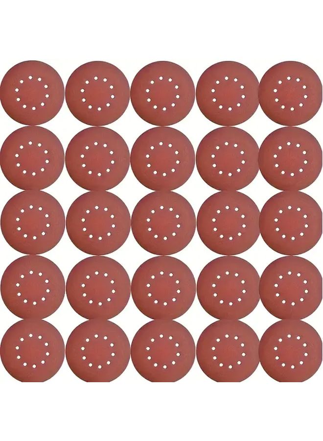 25 قطعة 60 حبيبة ورق صنفرة أقراص سنفرة 9 بوصة 225 ملم للطحن اليدوي ومهام DIY - Image 2