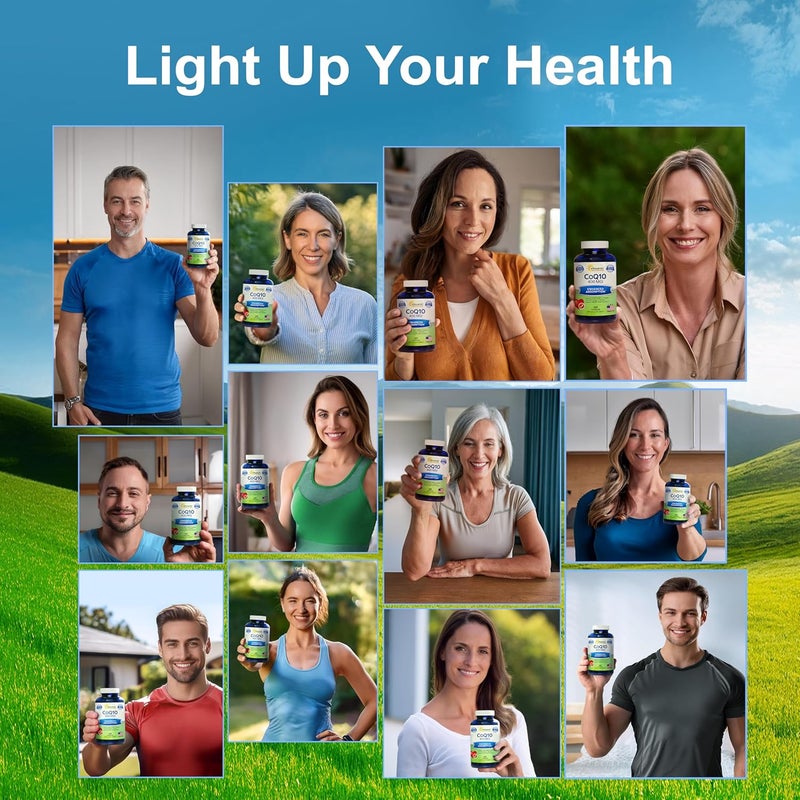 aSquared Nutrition CoQ10 400mg Max Strength 100 Veggie Capsules  High Absorption Coenzyme Q10 Powder  Ubiquinone Supplement Pills Extra Antioxidant CO Q10 Enzyme Vitamin Tablets Coq 10 400 mg - Image 3