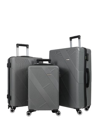 Miazib 3-Piece Hard Shell Luggage Set - Ultra Durable, Lightweight, Stylish Grey Suitcases with TSA Lock, 360° Spinner Wheels, and Expandable Design for Versatile Travel Needs - pzsku/Z9EB46B6F23ACD03AF0ACZ/45/_/1717841901/8c724669-8ea5-41c2-9b09-fe5cbd200ef1