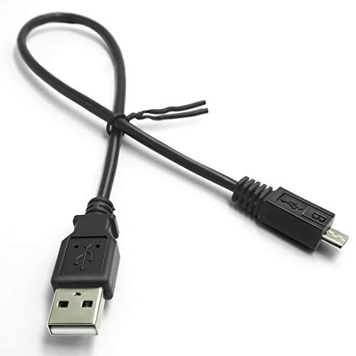 NECABLES 10 Inch Short Micro USB Charger Cable Male A to Micro B Black for Android Both Charging and Sync (10 Inches/0.8 Feet) - Image 2