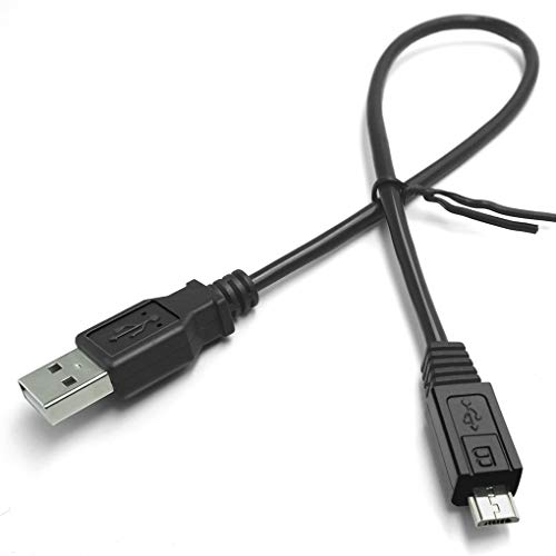 NECABLES 10 Inch Short Micro USB Charger Cable Male A to Micro B Black for Android Both Charging and Sync (10 Inches/0.8 Feet) - Image 1