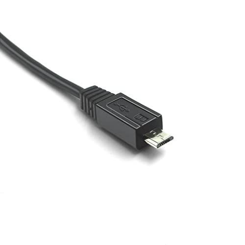 NECABLES 10 Inch Short Micro USB Charger Cable Male A to Micro B Black for Android Both Charging and Sync (10 Inches/0.8 Feet) - Image 5