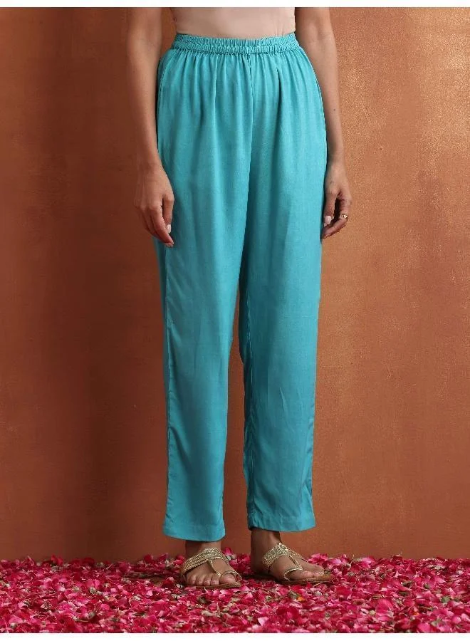 trueBrowns Off White Print Kurta Co-ord Set