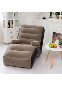 Keshmart Keshmart Air Sofa Inflatable Sofa Chair Air Chair Inflatable Sofa Portable Sofa Single Seater Sofa Chair Bed Set Portable Recliner with Air Pump  - Image 1