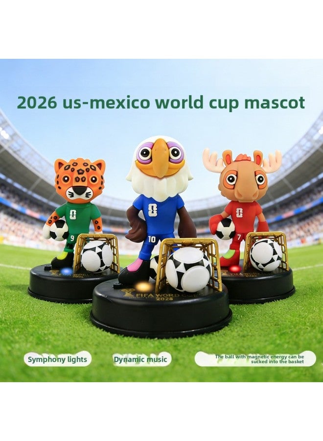 تمثال بطول 12 سم مع كأس - ميسي، رونالدو، مبابي، كأس العالم، قطعة تذكارية قابلة للجمع، لعبة أطفال، هدية عيد ميلاد لمحبي الرياضة، دمية نجم رياضي في صندوق مفاجآت - Image 2