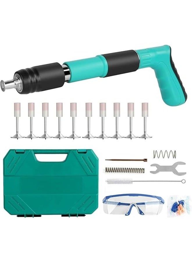 Generic Manual Nail Gun with 50 Round Nails, Nail Gun, Portable Nail Gun Adjustable Silencer Gun for Steel Nails  - Image 2