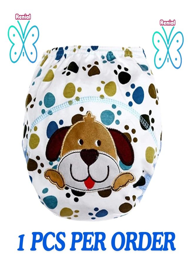 RENIAL Medium Size Cotton Boxer Shorts for Kids | Comfortable Underpants Washable and Reusable | Multiprinted Baby Undergarments (Pack of 1) - Image 3