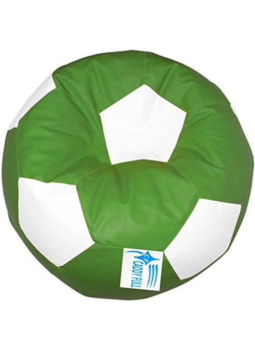 caddyFull caddyFull XL Football Bean Bag Without Beans Green and White 