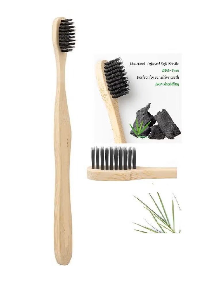High-quality bristle toothbrush - without toothpaste - Image 1