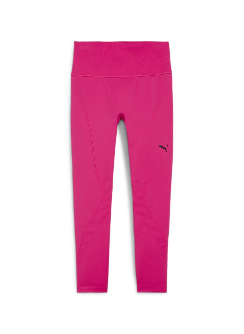 PUMA SHAPELUXE Womens Pink Seamless Tights - Image 1