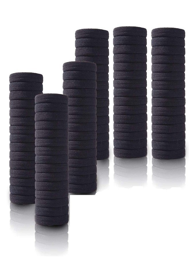 DIAN Pack of 90 Black Hair Rubber Bands, Ponytail Holders, Hair Tie, Hair Bow, Hair Accessories for Women, Teens and Girl - Image 1