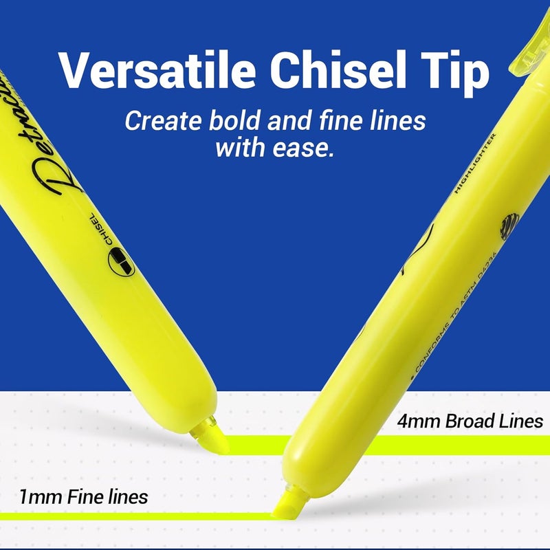 WRITECH Retractable Highlighters Assorted Colors: Chisel Tip Click Aesthetic Highlighter Marker Pens Pack Multi Colored Ink No Bleed Smear for Highlighting Journaling (12ct Neon+Pastel) - Image 4