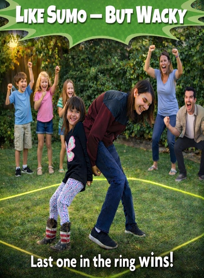 STARLUX GAMES Bump-Out: The Backyard “Human Bumper Cars” Party Game | For Kids & Family | Ages 5+, 2–12 Players | Camp & Yard Activity | Outdoor Toys for Kids 8–12 | Gift for Boys | Get Everyone Moving & Laughing! - Image 3