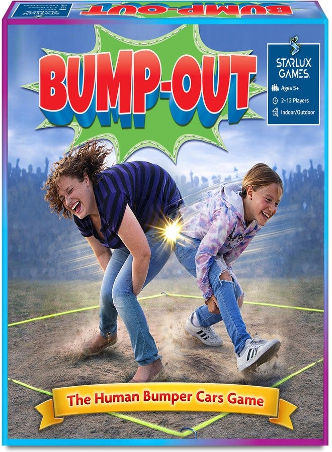 STARLUX GAMES Bump-Out: The Backyard “Human Bumper Cars” Party Game | For Kids & Family | Ages 5+, 2–12 Players | Camp & Yard Activity | Outdoor Toys for Kids 8–12 | Gift for Boys | Get Everyone Moving & Laughing! - Image 1