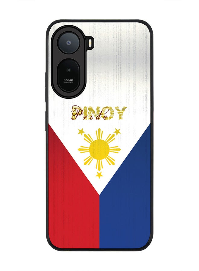 Stylizedd Rugged Case for Xiaomi Redmi A7 Pro 4G / Poco C81 / Poco C81 Pro / Poco C85x 5G- Slim Fit Hybrid Rubber Cover Pinoy Pride