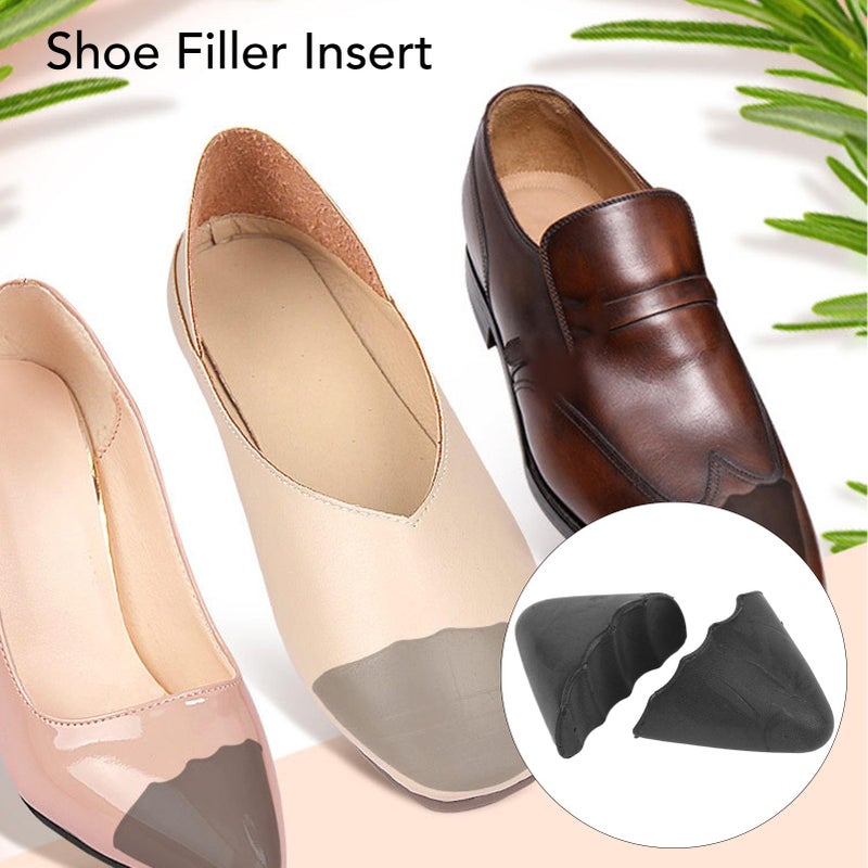 Premium PU Foam Shoe Size Filler Inserts For Big Shoes Color Orange - Image 4