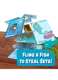 Gamewright Gamewright - Throw Fish - It's Go Fish with a Twist! Age 5+, 2-4 Players  - Image 5