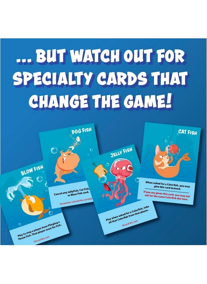 Gamewright - Gamewright - Throw Fish - It's Go Fish with a Twist! Age 5+, 2-4 Players - Image 1