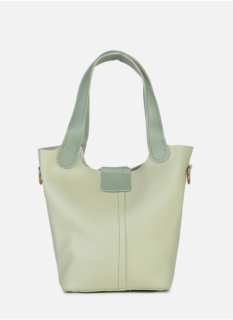 Haute Sauce - Caroline Mint Green Tote Bag - Image 1