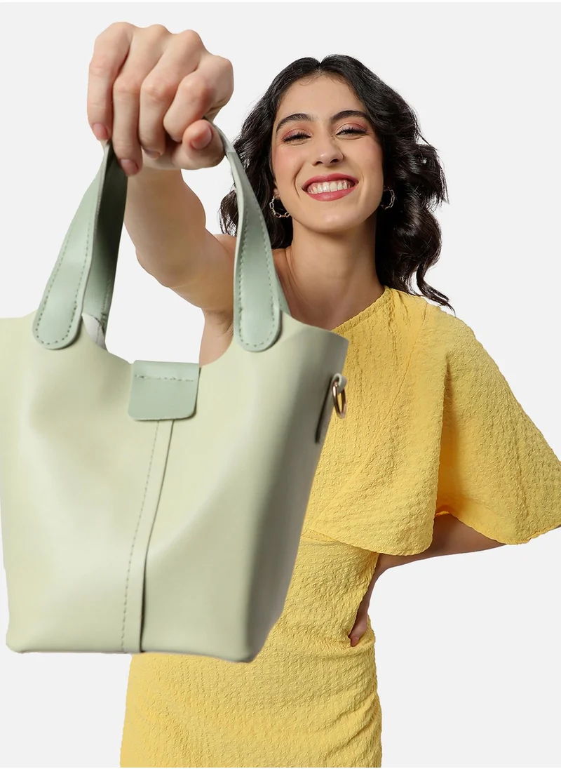 Haute Sauce Caroline Mint Green Tote Bag