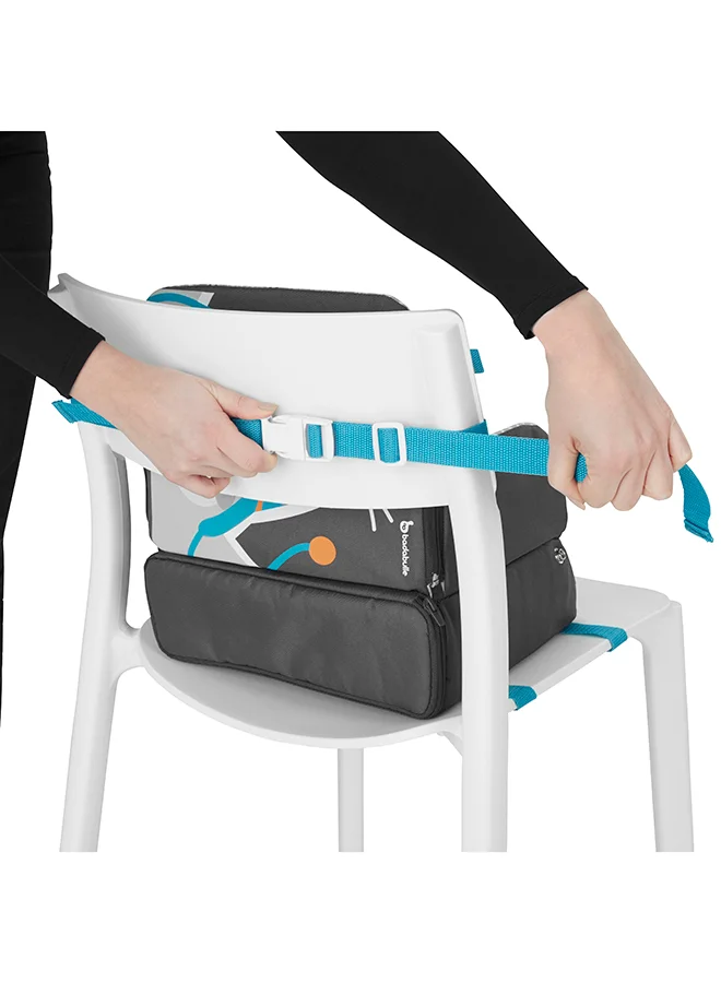 Badabulle Travel Booster Seat, Yummy 6-36M Extremely Compact, Raises By 10Cms