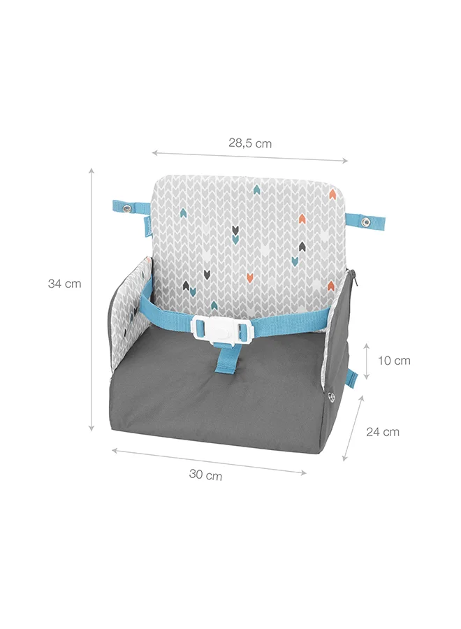 Badabulle Travel Booster Seat, Yummy 6-36M Extremely Compact, Raises By 10Cms